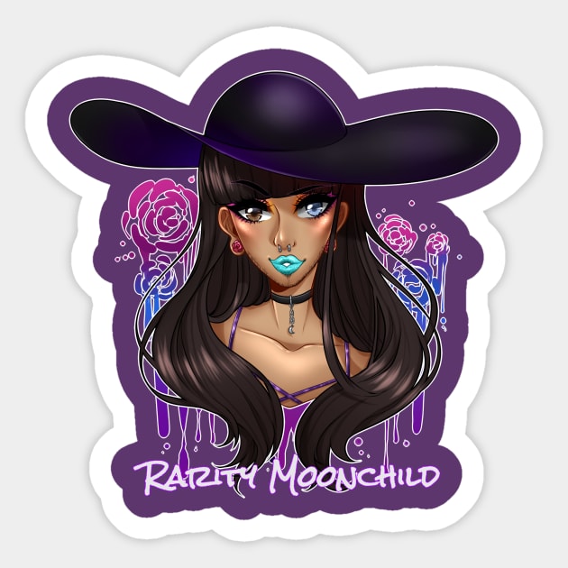 Rarity Moonchild Art Sticker by quirkle5